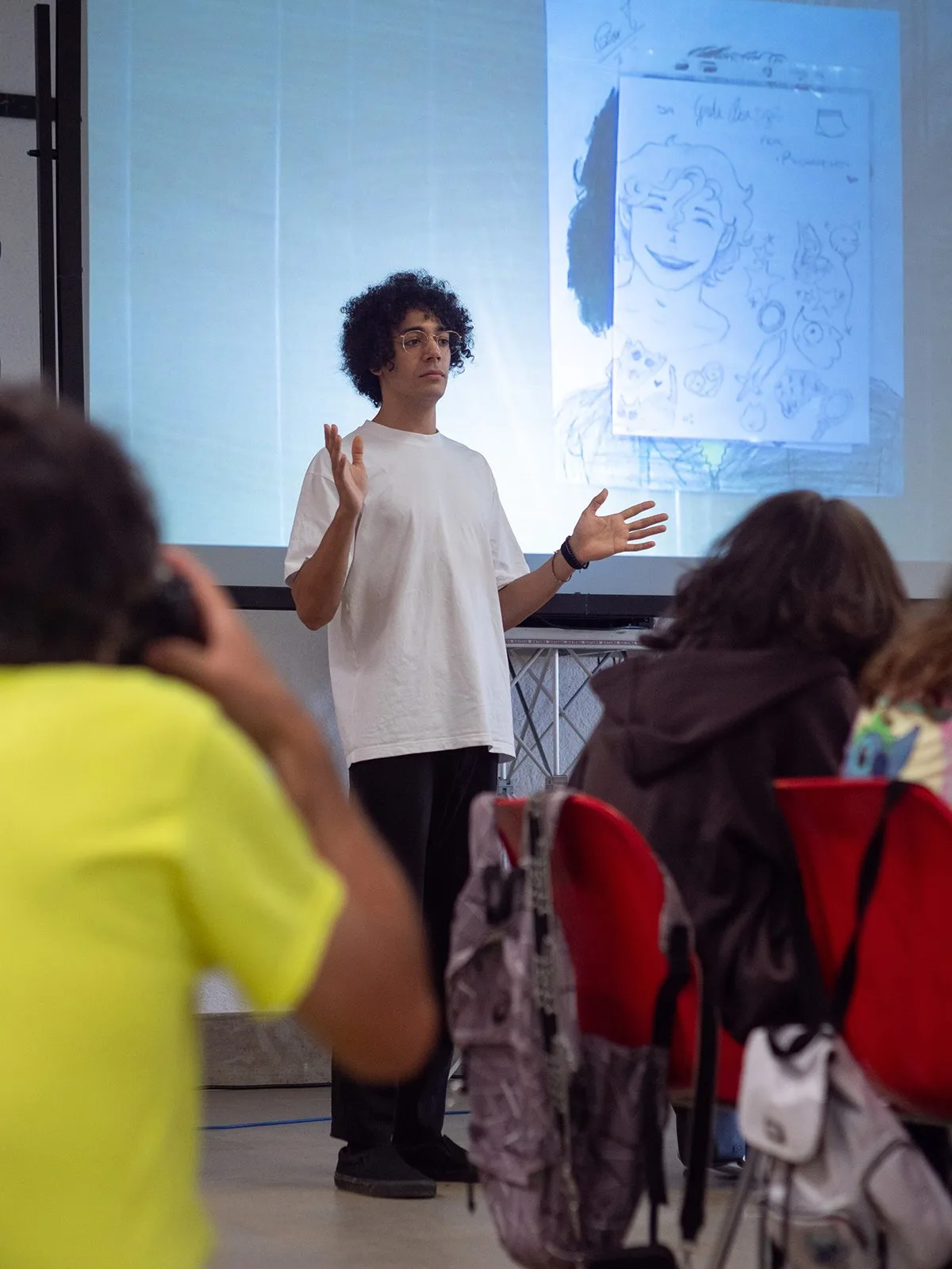 Talk e workshop con proiezione