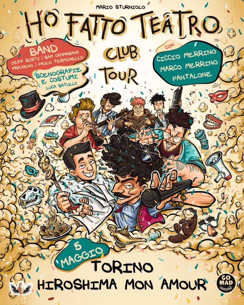 Locandina ufficiale di Ho Fatto Teatro Club Tour