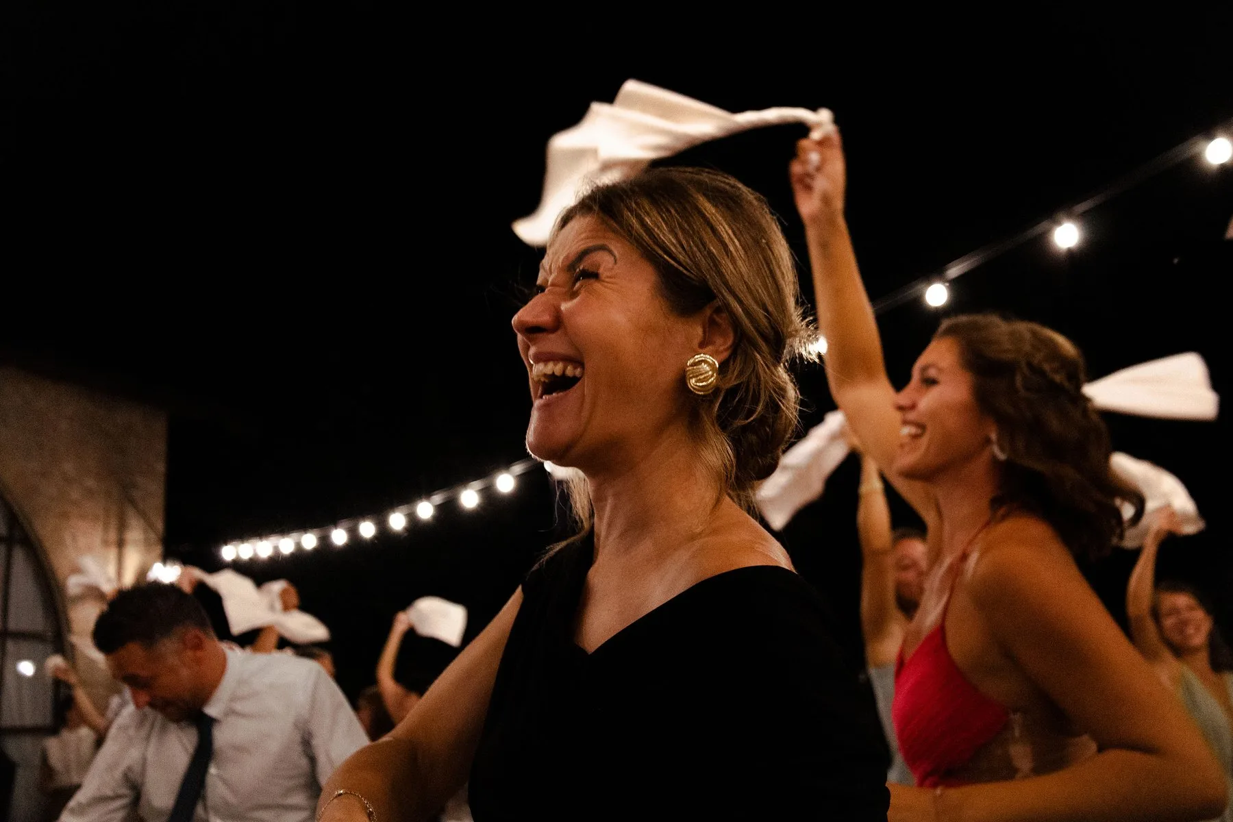 Festa serale con gli ospiti